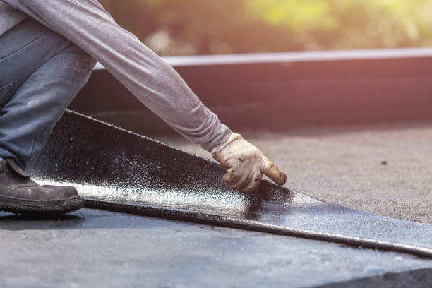 Professional Basement Waterproofing technician working in Thorndale, PA